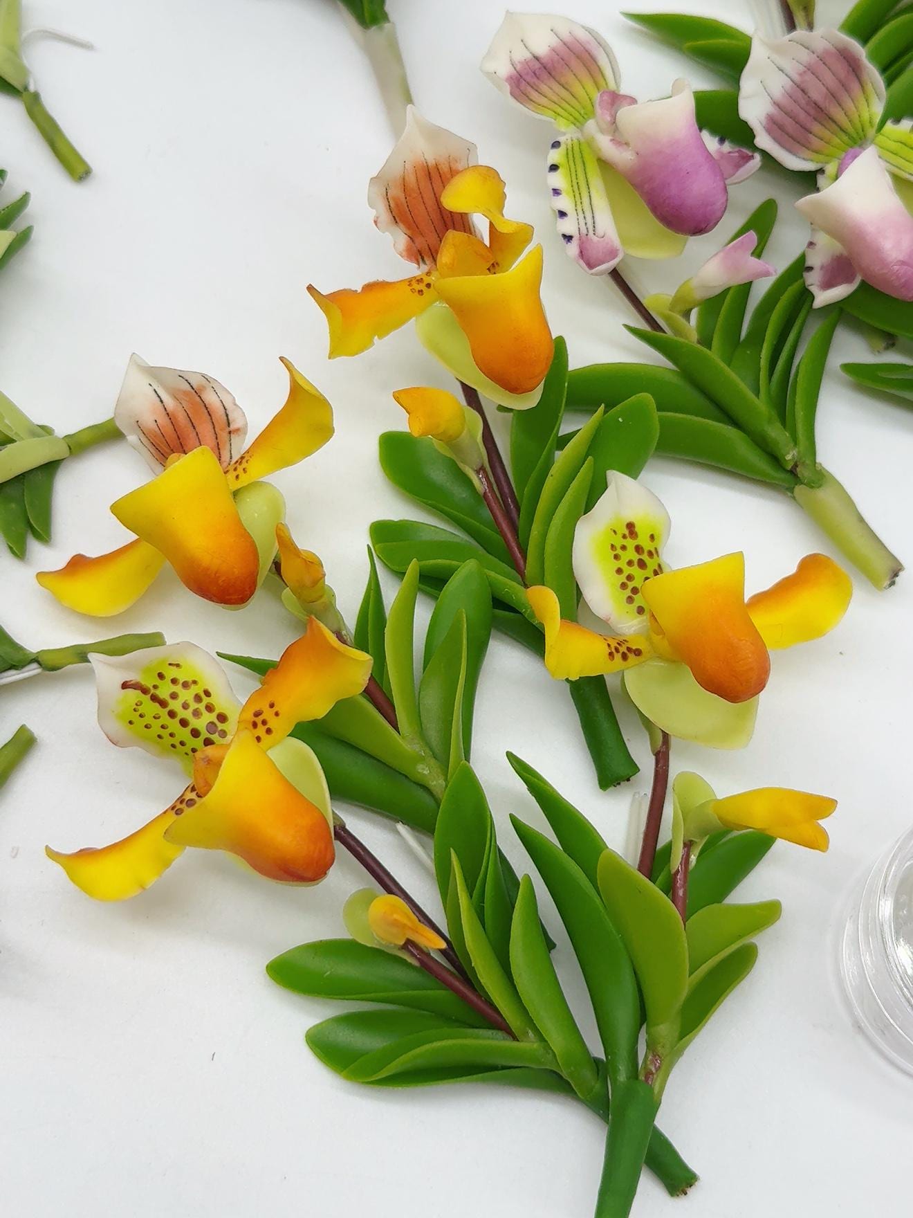 4 Bunch Mini Lady Slipper scale 1:6