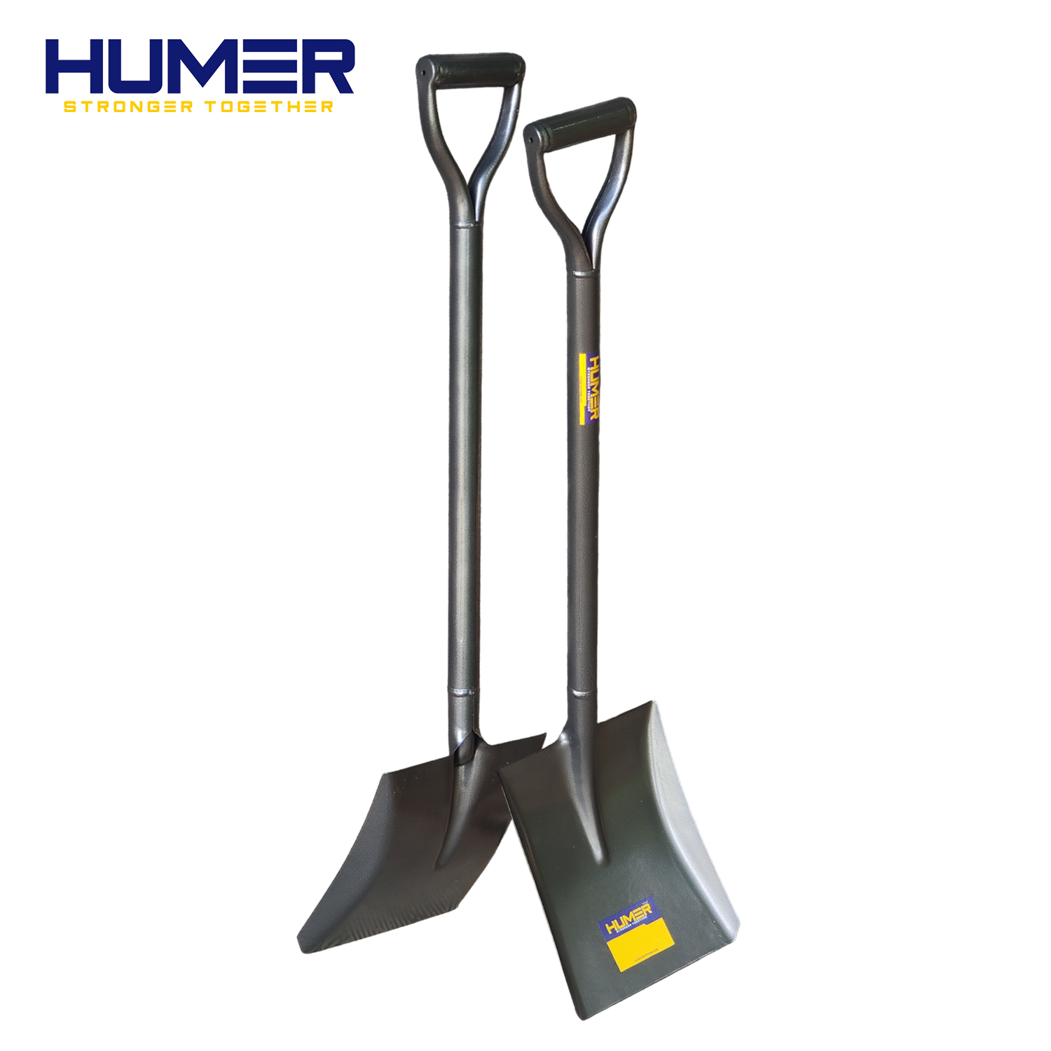 พลั่วเหล็กปลายตัด HUMER รุ่น HM1000T ยาว 1 เมตร พลั่วขุดดิน พลั่วทำสวน แข็งแรง ทนทาน คุณภาพสูง