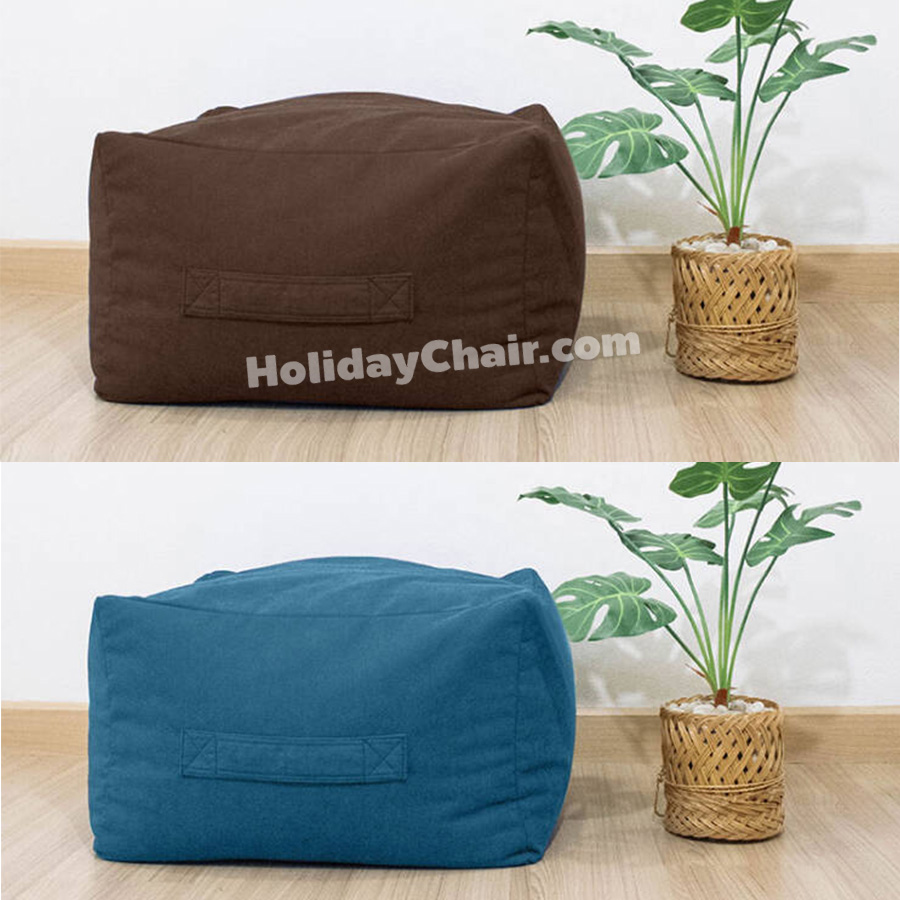 ที่วางเท้า เก้าอี้วางเท้า เก้าอี้เม็ดโฟม สตูลวางเท้า ที่วางขา สตูล bean bag บีนแบค เก้าอี้วางขา บีนแบ็ก HC-065