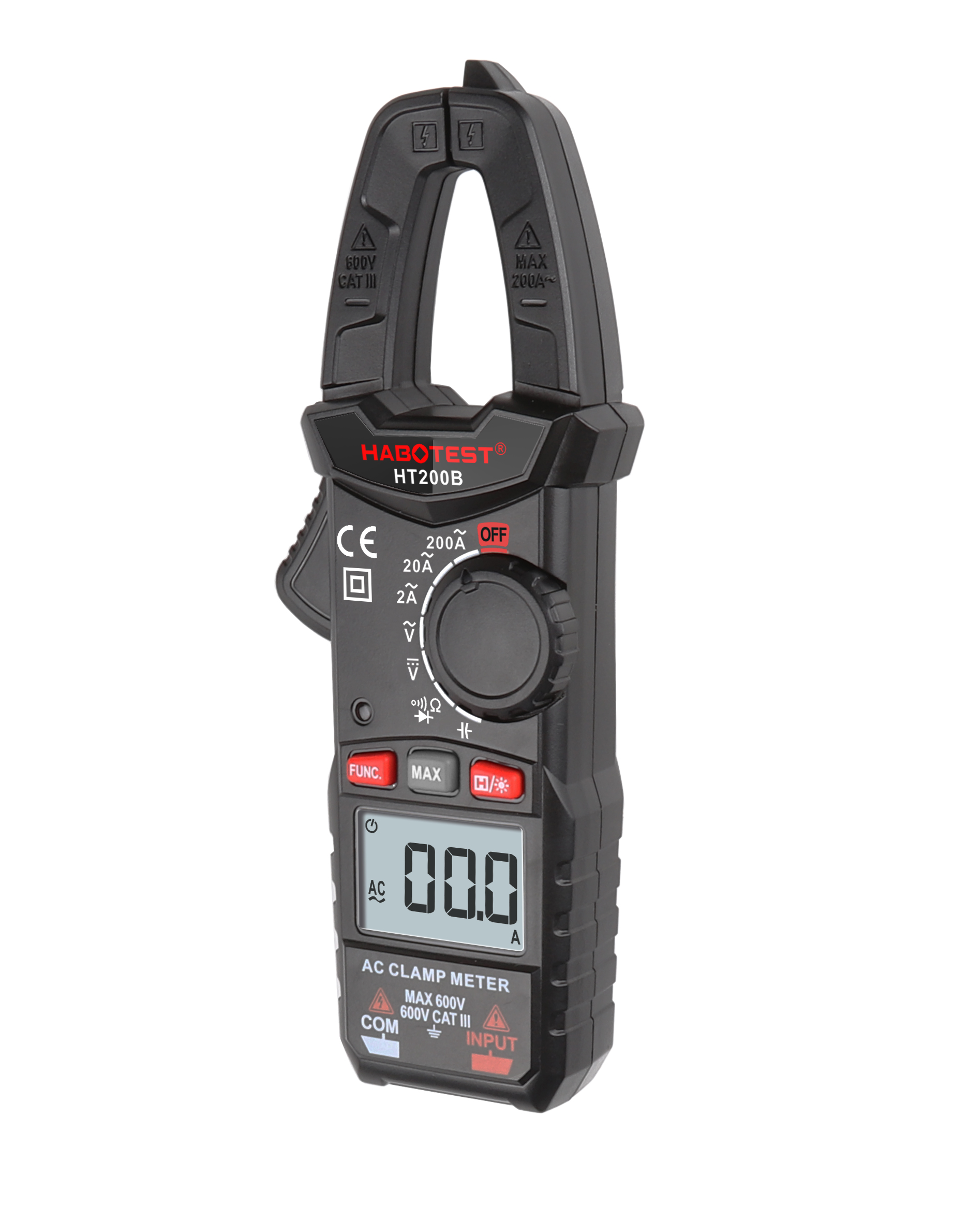 HABOTEST HT200B Mini AC Digital Clamp Meter True
