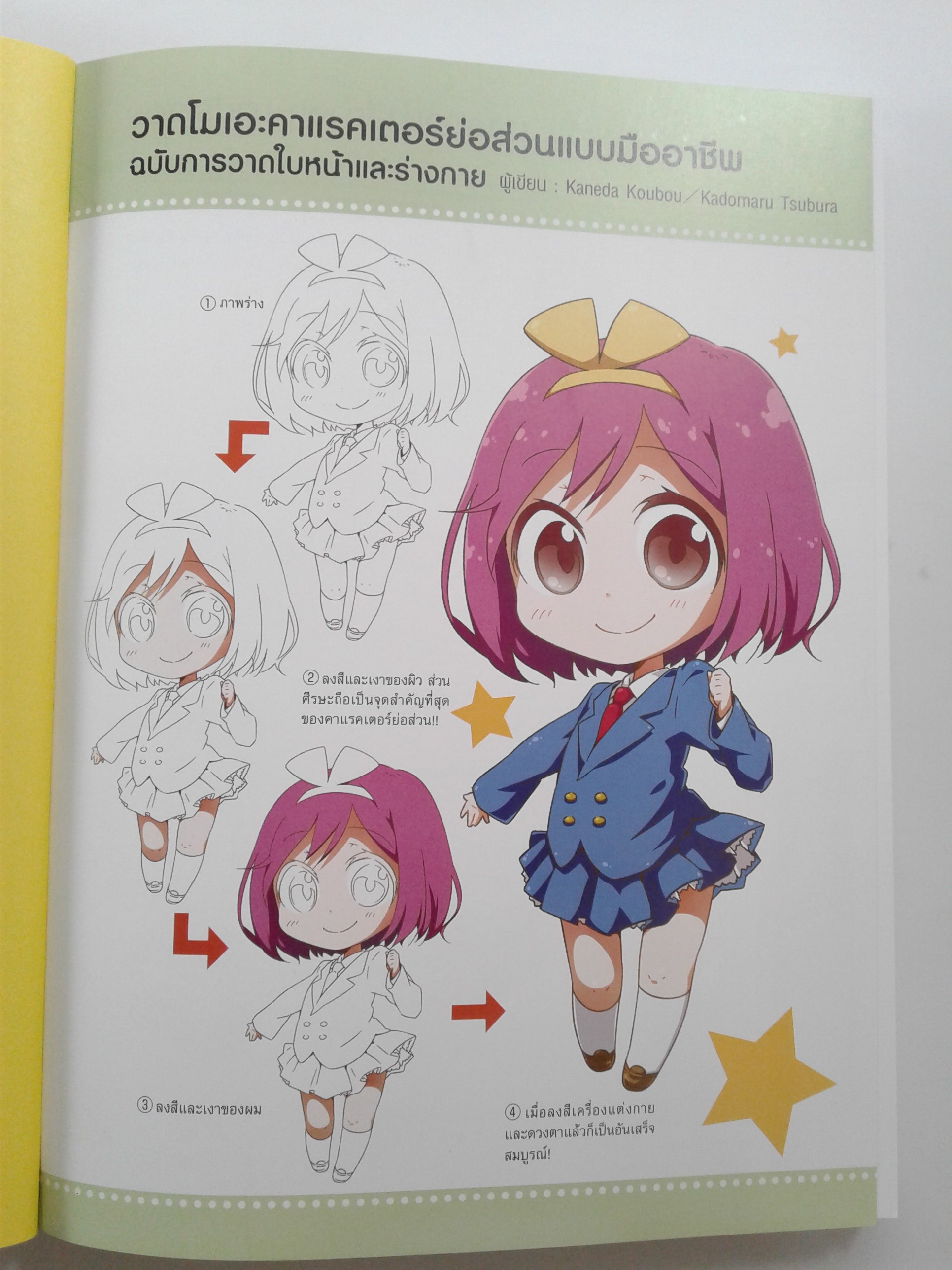 วาดโมเอะ คาแรคเตอร์ย่อส่วน ศิลปะ การ์ตูน