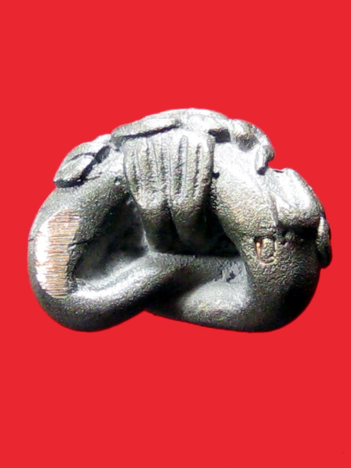 (4) พระปิดตามหาอุตยันต์ยุ่ง หลวงพ่อเกตุ วัดเกาะหลัก ปี 2534 (พิมพ์เศัยรโต) เนื้อสำริด