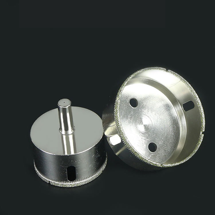 โฮลซอเจาะกระเบื้อง ดอกสีเงินหัวเพชร ยี่ห้อ KingsMan สำหรับเจาะหินเกรนิต กระจก และเซรามิค [ขายปลีก/ส่ง]