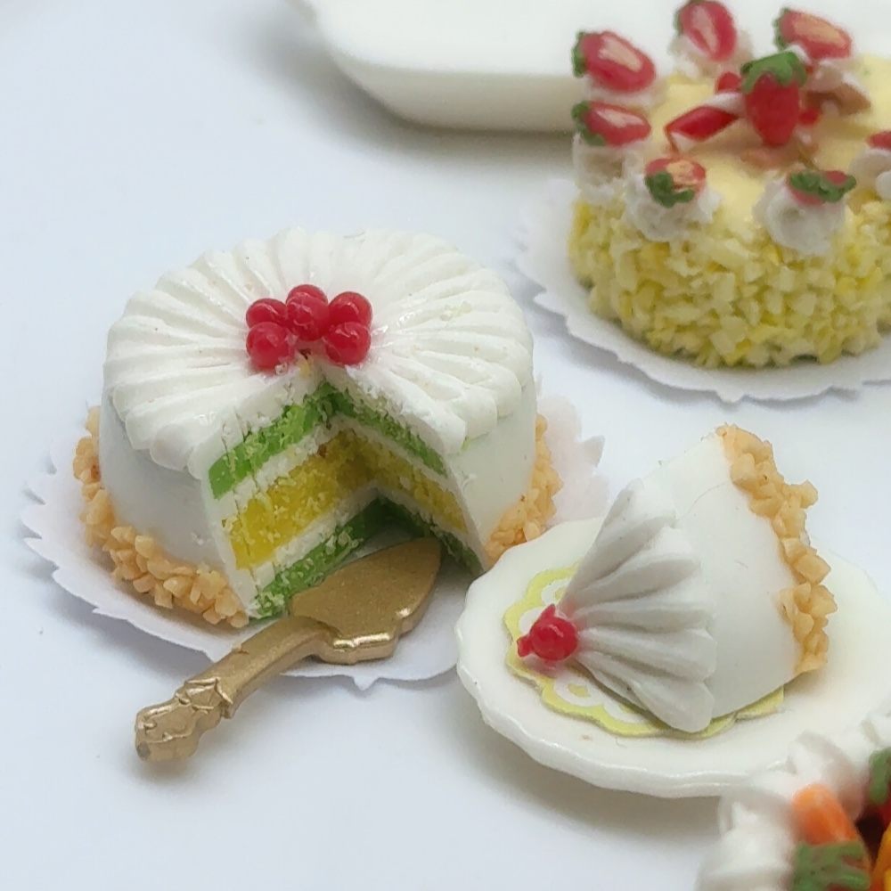 Miniature Sliced Cake