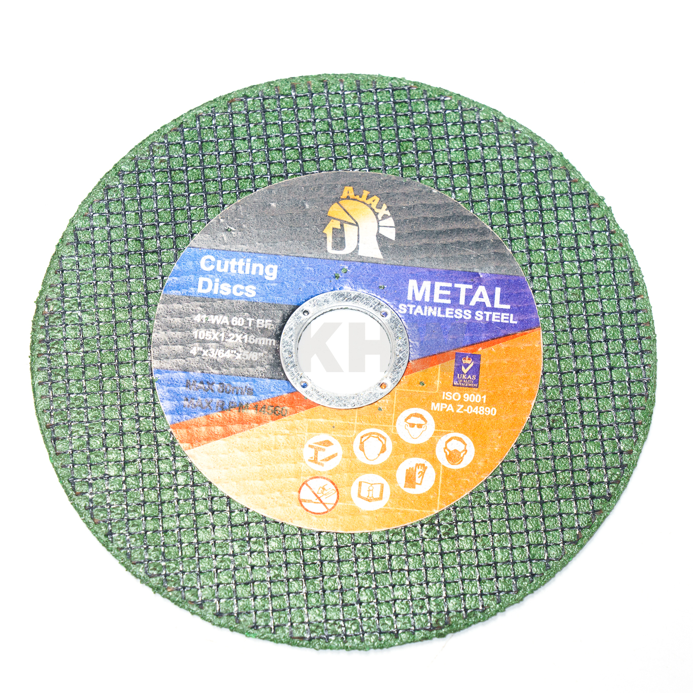 ใบตัดเหล็ก ตัดสแตนเลส AJAX ขนาด 4 นิ้ว หนา 1.2 มิล ตัดคม ทนทาน [ขายส่ง]