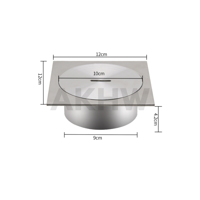 ฝาดูดส้วม/คลีนเอาท์ KingsMan สแตนเลสทั้งชิ้น SUS304 แบบหนา แข็งแรง ไม่เป็นสนิม [ขายปลีก/ส่ง]