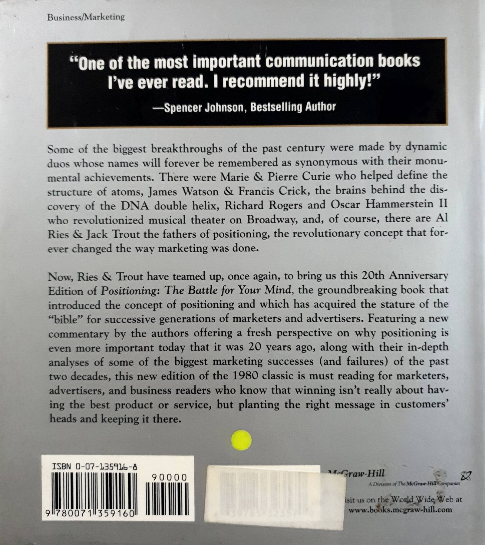 POSITIONING : The Battle for Your Mind