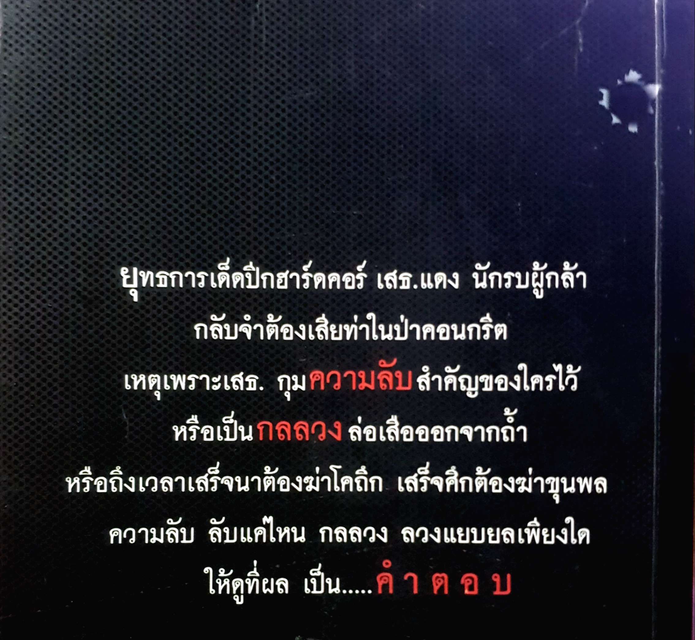 ลับ ลวง เสธ. แดง ใคร? สั่งฆ่าเสธแดง