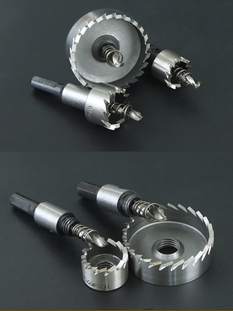 โฮลซอเจาะเหล็ก (ไฮสปีด HSS) ยี่ห้อ KingsMan เจาะแผ่นเหล็กบาง อลูมิเนียม สแตนเลส พลาสติก [ขายปลีก/ส่ง ราคาถูก]