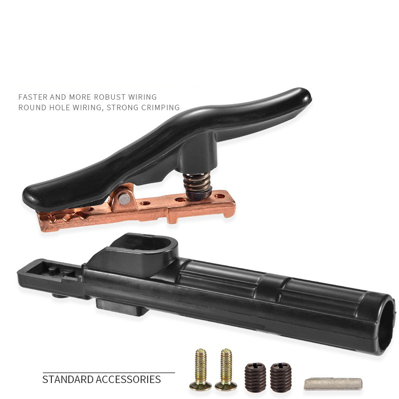 มือจับลวดเชื่อม/คีมจับอ๊อก KingsMan 300-500A ทองแดงแท้ 100% [ขายปลีก/ส่ง]