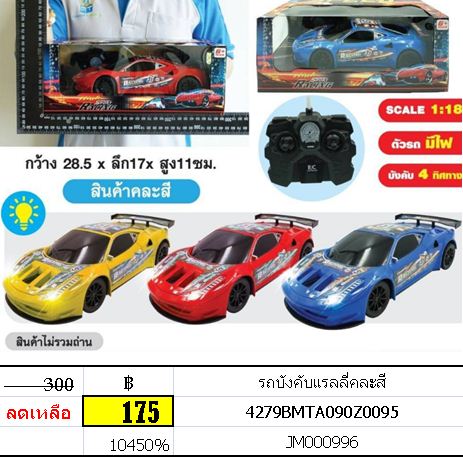 รถบังคับแรลลี่คละสี