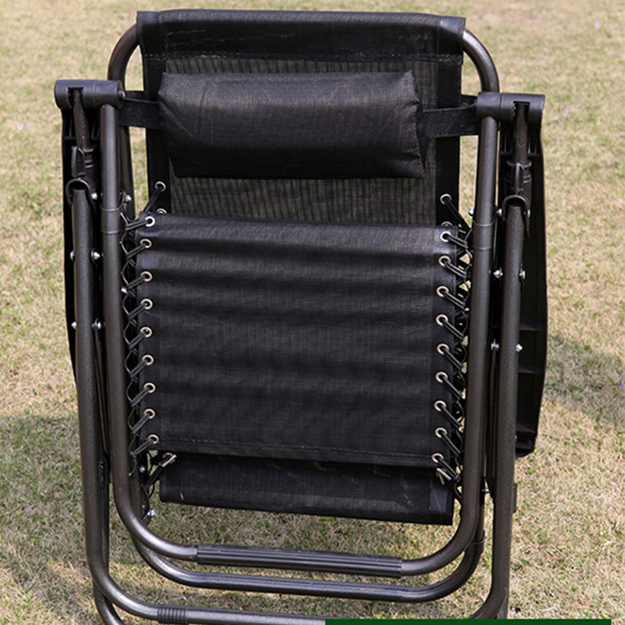 เก้าอี้ปรับนอน เก้าอี้พับได้ เก้าอี้พักผ่อน เก้าอี้พับนอน เก้าอี้นอน เก้าอี้สนามพับได้ เก้าอี้นอนพับได้ เก้าอี้ปรับเอนนอน สีดำ รุ่น HC-001