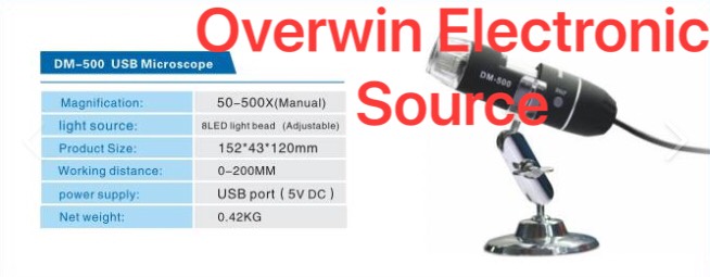 USB Microscope รุ่น DM-500
