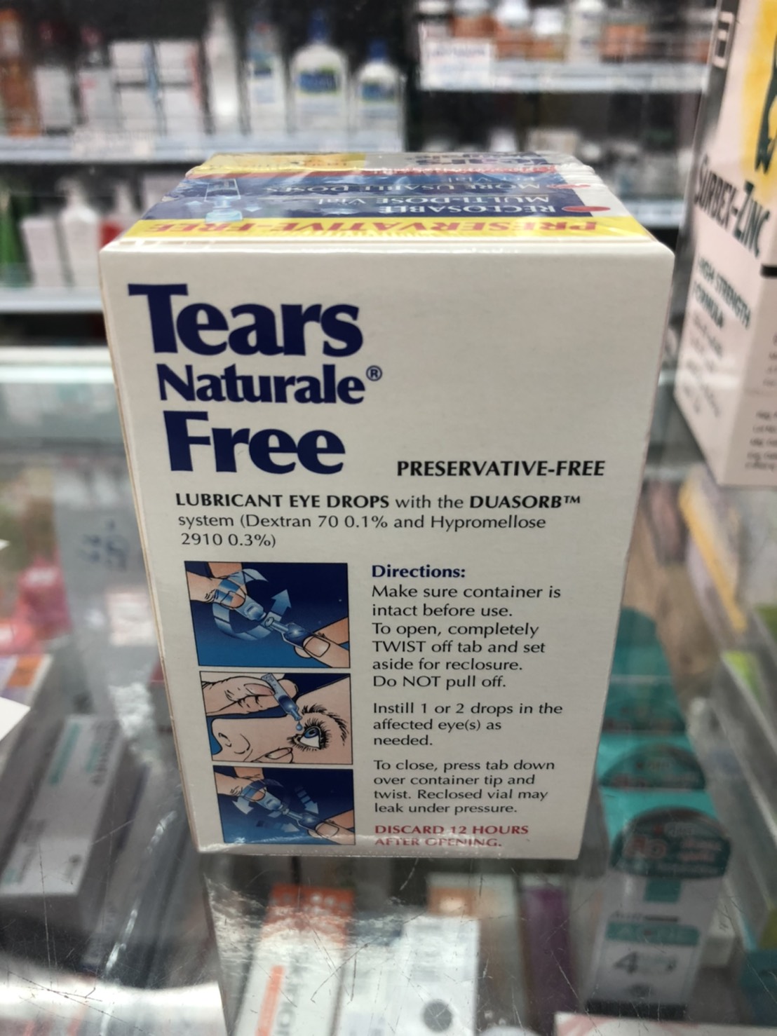 Tears Naturale free Alcon น้ำตาเทียม 32กระเปาะ