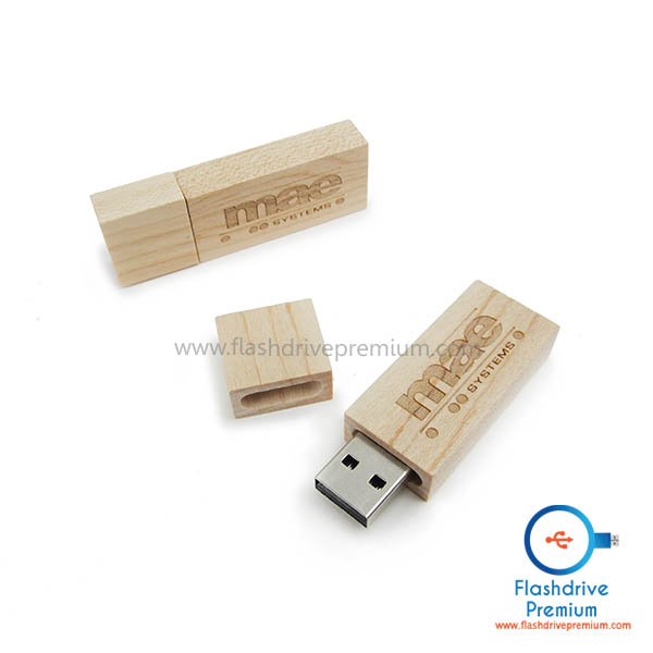 แฟลชไดร์ฟไม้ (Wooden Flashdrive)