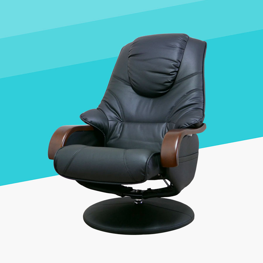 เก้าอี้พักผ่อน โซฟาปรับนอน เก้าอี้ปรับนอน หมุนได้รอบตัว 360 องศา เก้าอี้ปรับเอนนอน เก้าอี้เอนหลัง เก้าอี้เอนนอน เก้าอี้เอนหลัง แถมที่พักเท้า HC-018 (สั่งผลิต 7วัน)