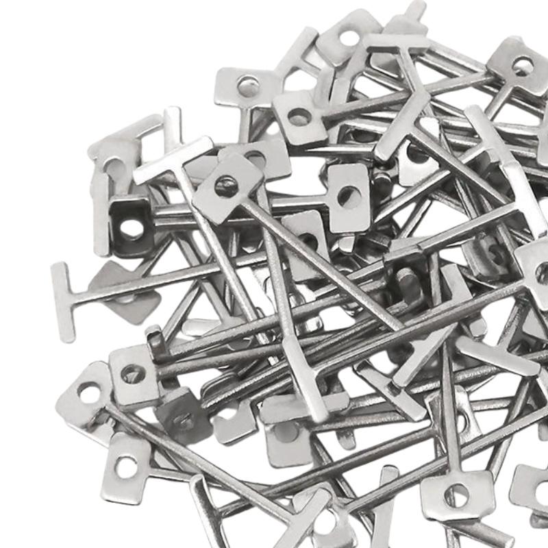 เข็มล็อคปรับระดับกระเบื้อง 0.9mm/1.5mm [แพ็ค100ชิ้น] (เฉพาะเข็มล็อคเท่านั้น ไม่รวมหัวบิด)