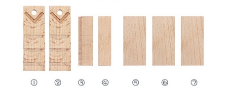 ชั้นไม้จิ๋วสำหรับวางของจิ๋วหนังสือผิวหรือนำไปประดับห้องตุ๊กตาจิ๋ว