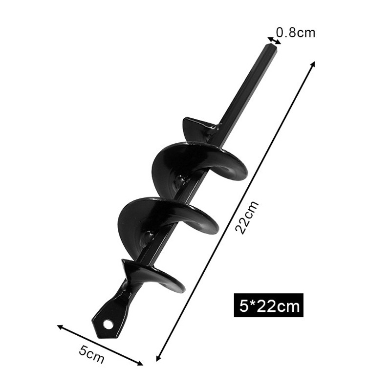 หัวสว่านเจาะดิน/ดอกสว่านเจาะดิน KingsMan สำหรับเจาะหลุม/ขุดหลุมดินนิ่มและดินแข็ง [ขายปลีก/ส่ง]