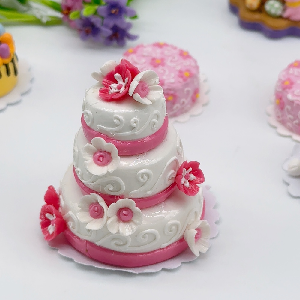 5 pieces/set Miniature Cake 3 layer
