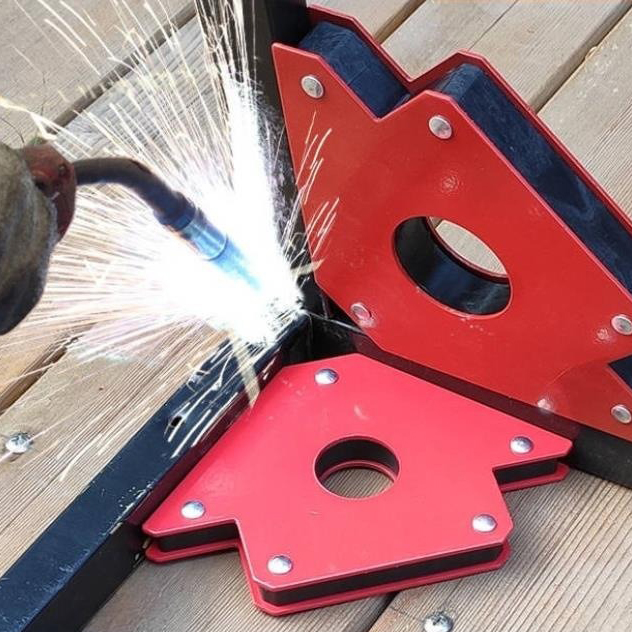 แม่เหล็กจับฉาก ตัวจับเข้ามุม ขนาด 3นิ้ว/4นิ้ว/5นิ้ว สำหรับงานเชื่อมโลหะเมื่อต้องการเข้ามุมฉาก