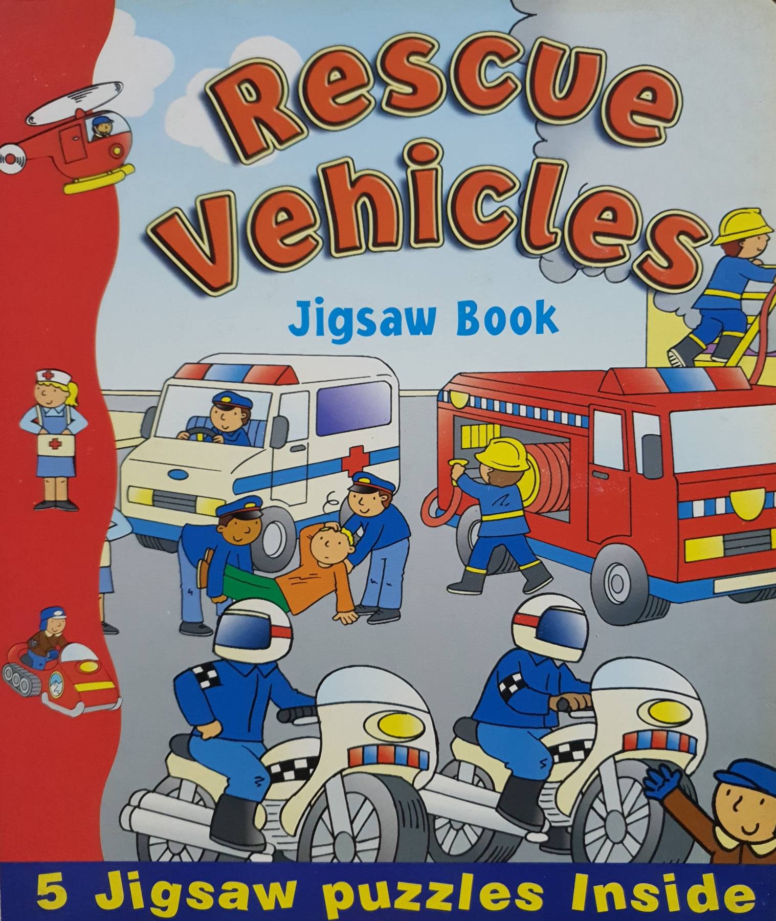 Rescue Vehicles Jigsaw Book.