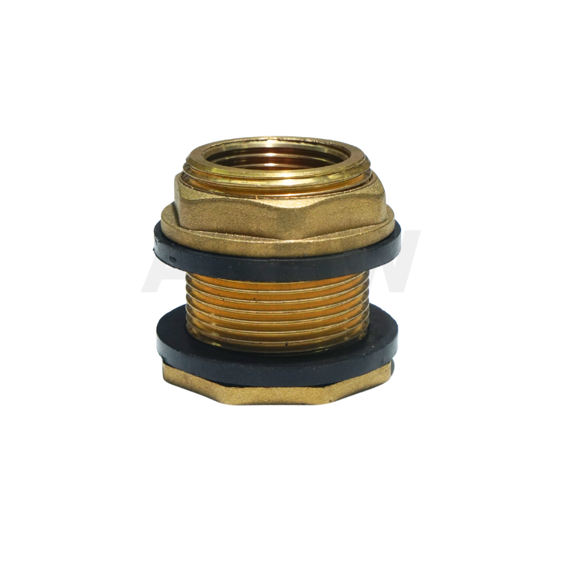 ข้อต่อถังน้ำทองเหลือง/ข้อต่อแท้งค์เก็บน้ำทองเหลืองแท้ KingsMan ทนทาน ไม่เป็นสนิม [ขายปลีก/ส่ง]