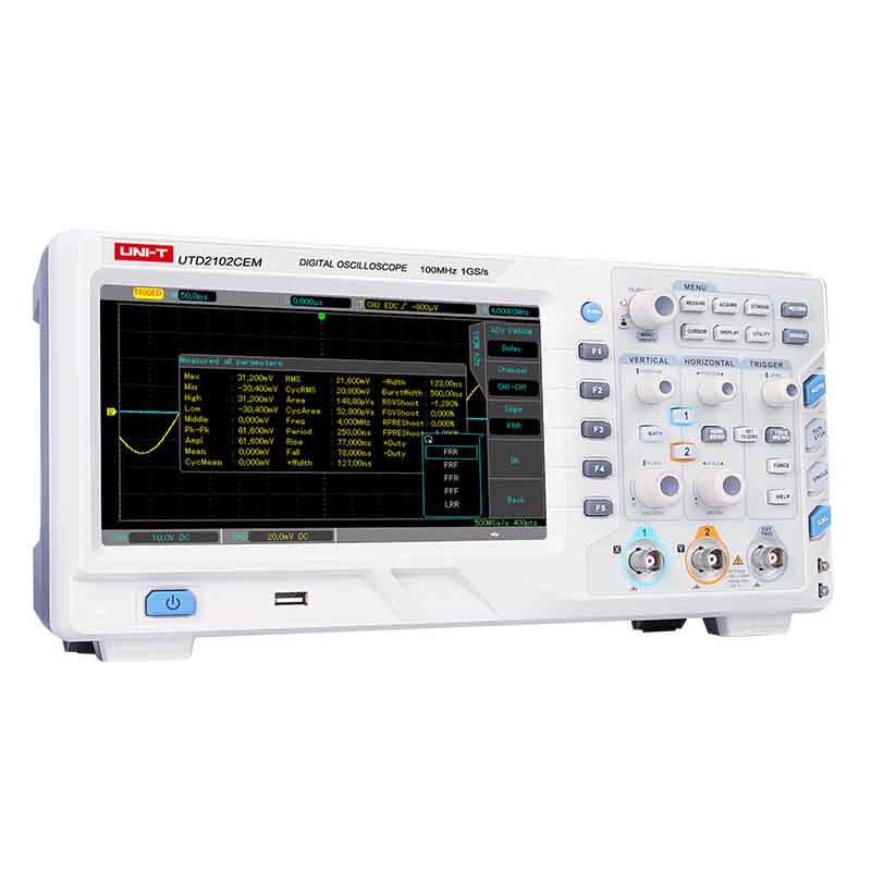 UNI-T UTD2102CEM 100MHz 2 channels Digital Storage Oscilloscope