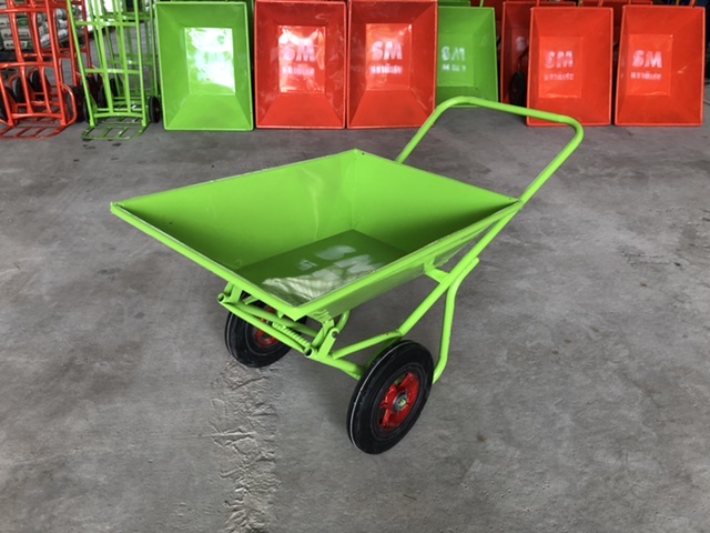 รถเข็นปูน ยี่ห้อ SM เหล็กหนา ล้อยางตัน/ล้อลม คุณภาพดี ทนทาน ส่งตรงจากโรงงาน ราคาถูก