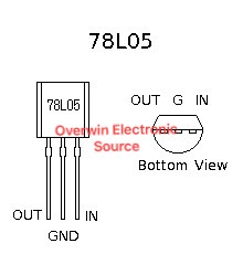 78L05 L78L05 5V 100mA 0.1A Voltage Regulator TO-92