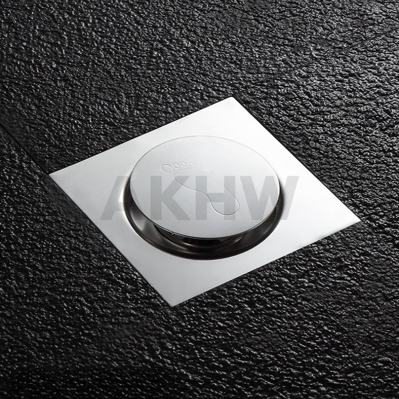 ตะแกรงน้ำทิ้งแบบกดเปิดปิด KingsMan สแตนเลส SUS304 แข็งแรง ไม่เป็นสนิม [ขายปลีก/ส่ง]