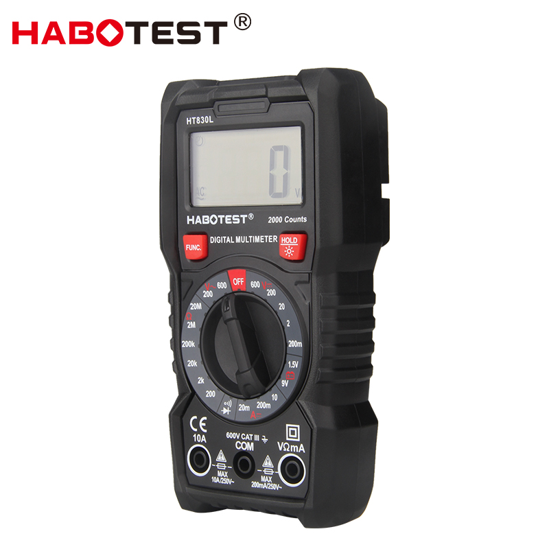 HT830L 600V 2000 Counts Battery