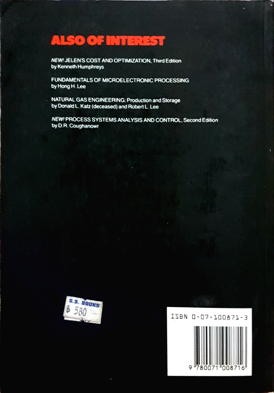 Plant Design and Economics for Chemical engineers : Fourth Edition: Max S.Peters : Klaus D.Timmerhaus