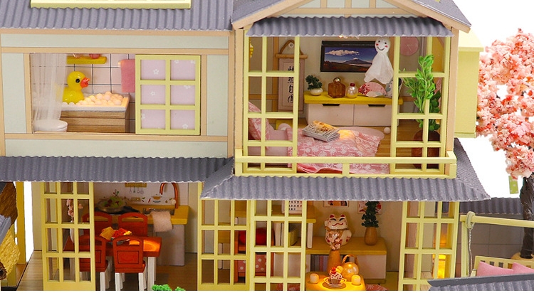 โมเดลบ้านจำลองสไตล์ญี่ปุ่น เป็นบ้านวิลล่าขนาดใหญ่เหมาะสำหรับผู้ ที่ชื่นชอบการสะสม โมเดลโดยเฉพาะ