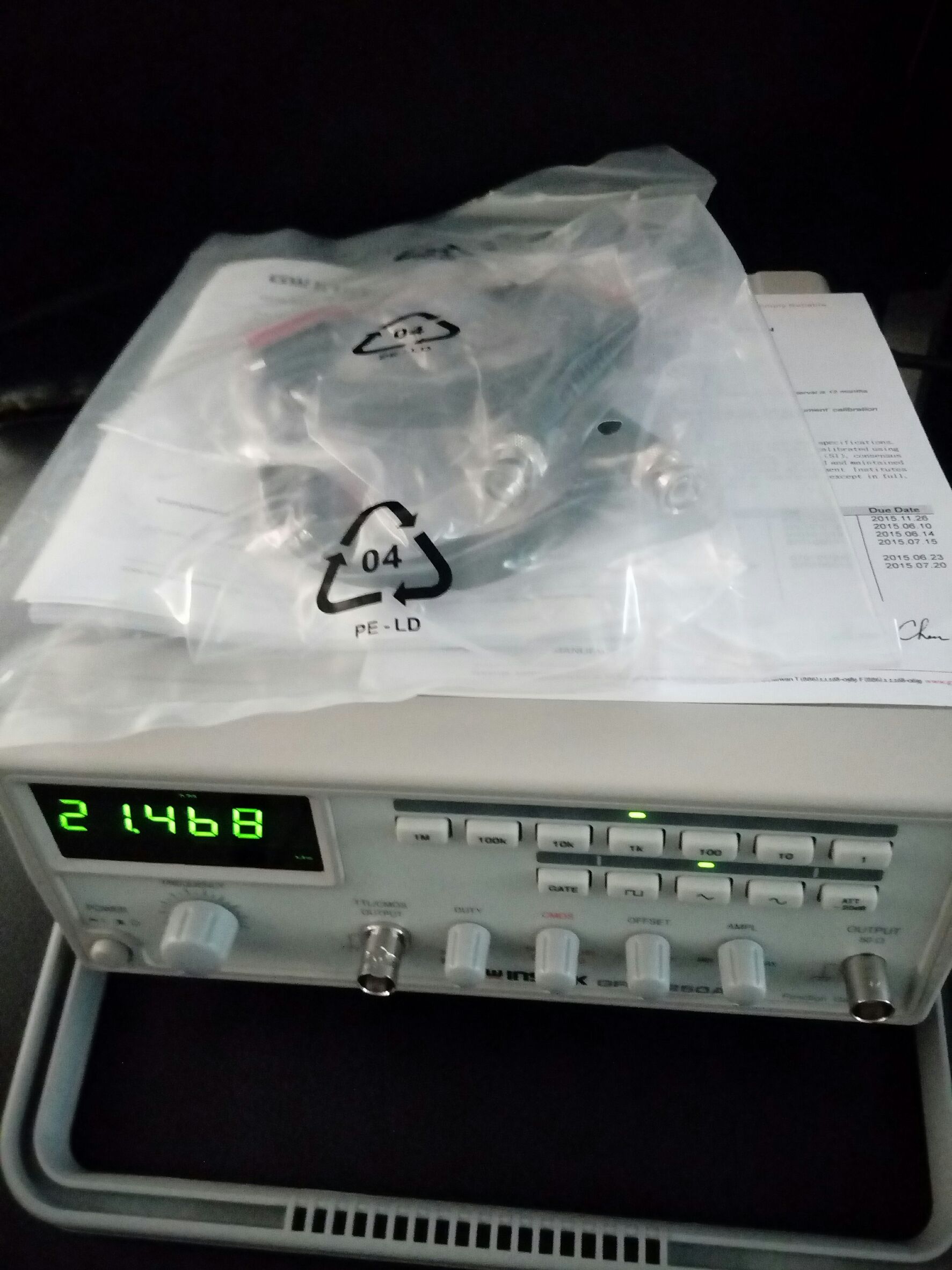 GW Instek GFG-8250A 5MHz High-Speed Function Generator