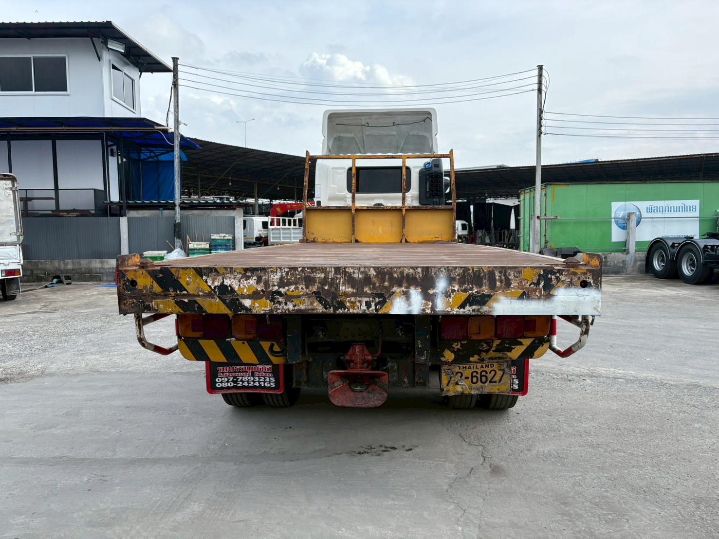 10ล้อพื้นเรียบHINO VICTOR 344 ปี59ย.6.5 เมตร