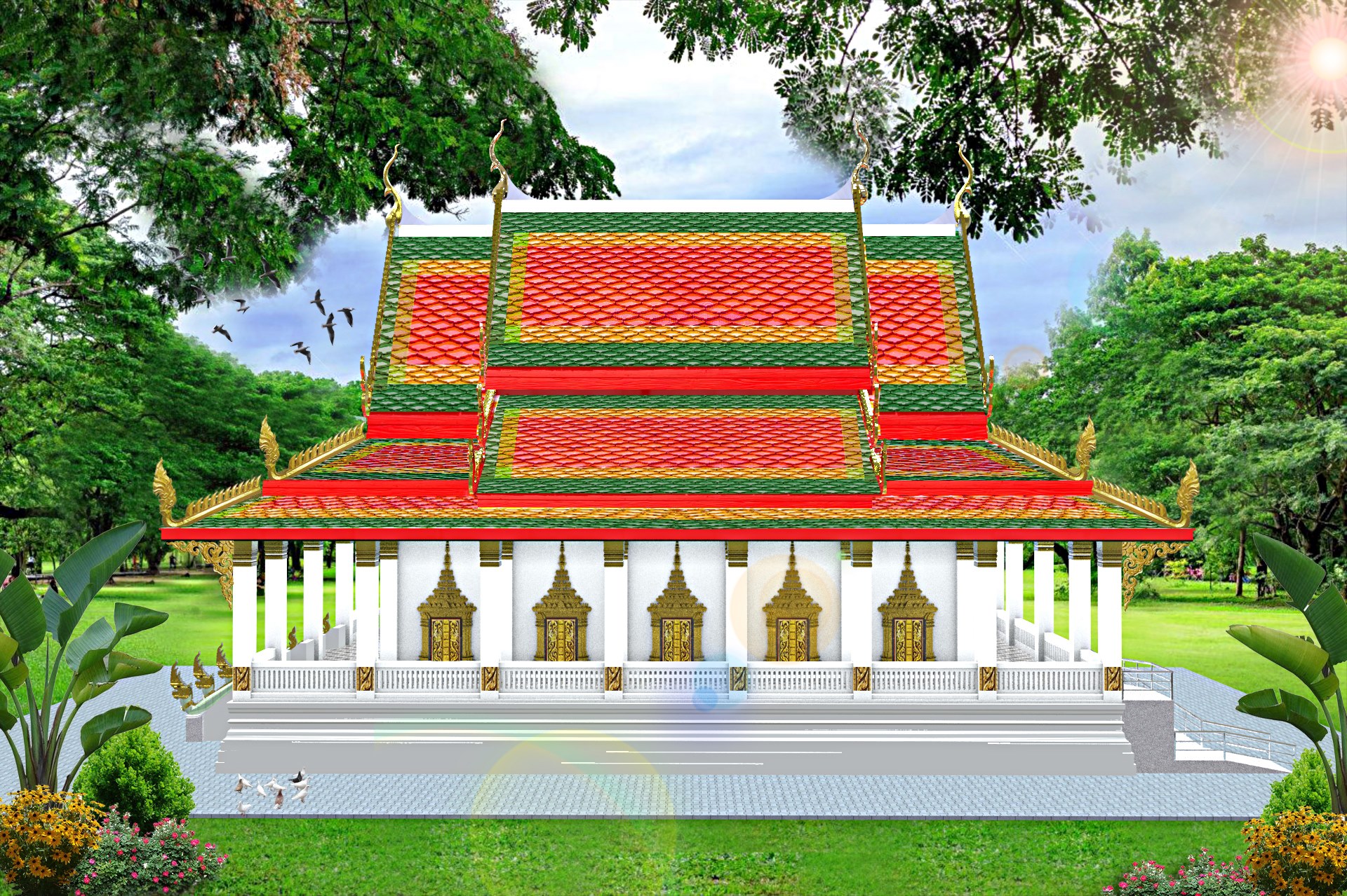 แบบวิหาร-007