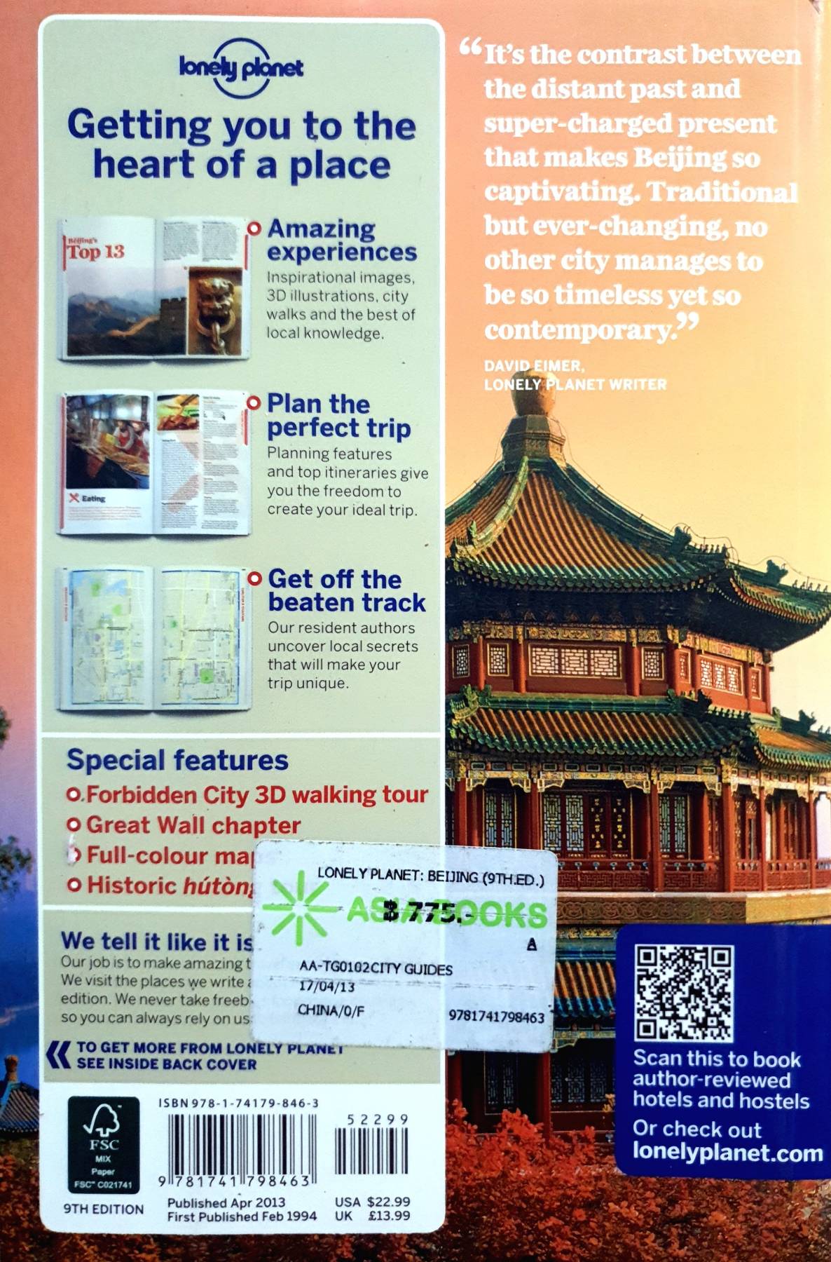 Lonely Planet Beijing (Travel Guide) by Daniel McCrohan