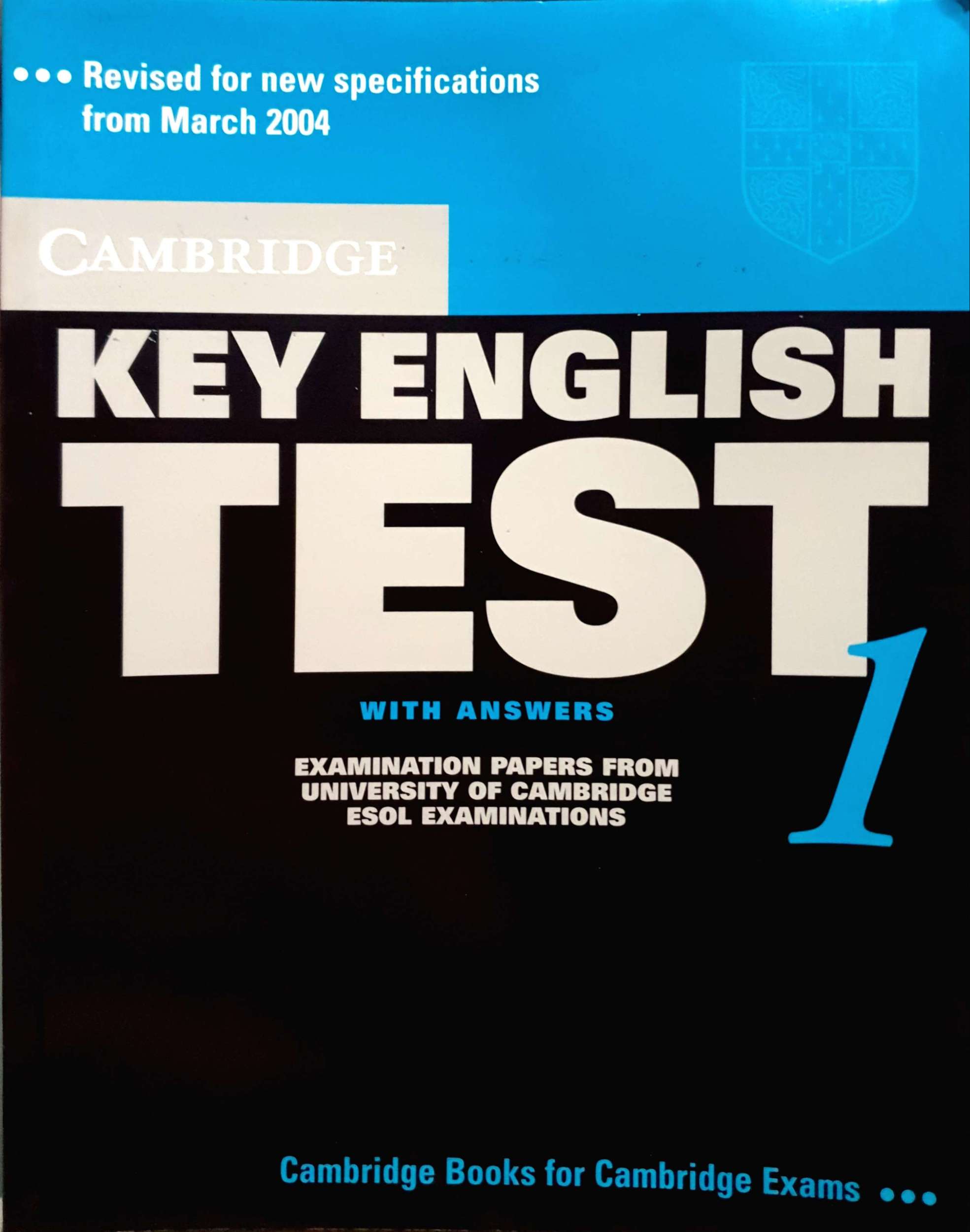 KET - Key English Test 1 (With Answers) - Cambridge University Press