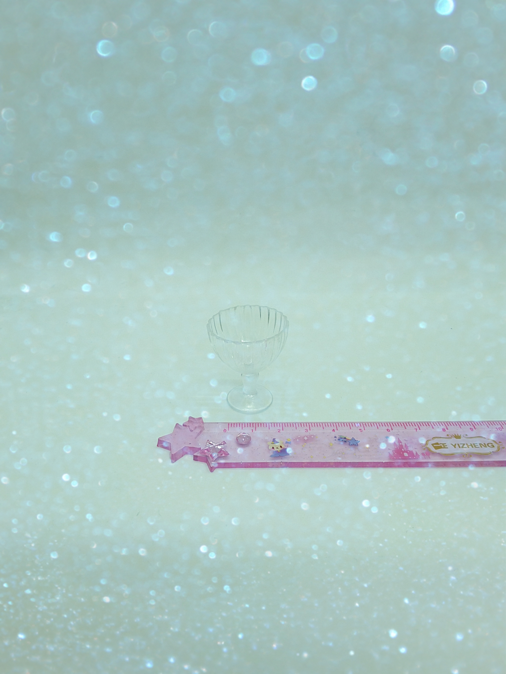 ชุดแก้วจิ๋วสำหรับDIYงานประดิษฐ์ดินปั้นจิ๋วสำหรับนักสะสมและนักประดิษฐ์มินิอาหารและเล่นถ้วยไอศกรีมซันเดย์ถ้วย