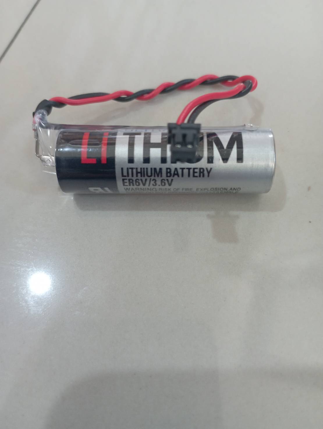 ER6V/3.6V Connector black ดําเล็ก CHINA