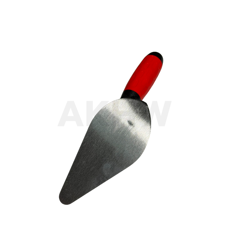 เกรียงก่ออิฐ KingsMan ด้ามยาง ขนาด 6 นิ้ว ผลิตจากเหล็กกล้าคาร์บอน ทนทาน [ขายปลีก/ส่ง]