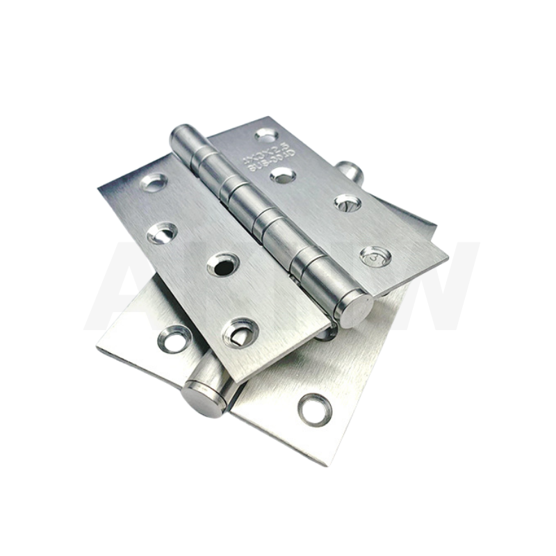 บานพับประตู 4 นิ้ว KingsMan วัสดุสแตนเลสแท้ SUS304 ความหนา3.0mm แข็งแรง ทนทาน ไม่เป็นสนิม [ปลีก1ชิ้น/แพ็ค3ชิ้น]