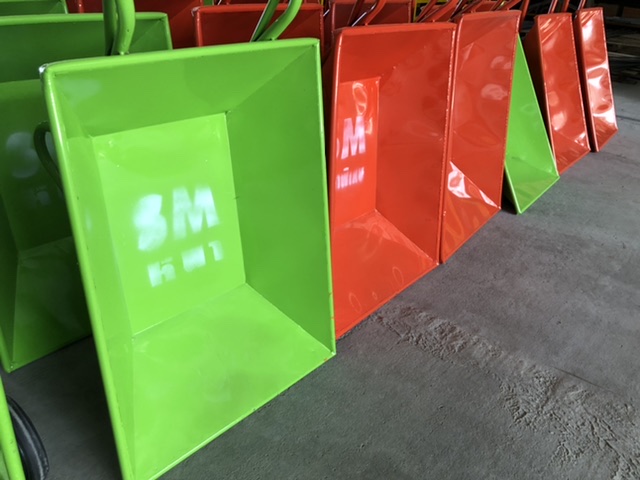 รถเข็นปูน ยี่ห้อ SM เหล็กหนา ล้อยางตัน/ล้อลม คุณภาพดี ทนทาน ส่งตรงจากโรงงาน ราคาถูก