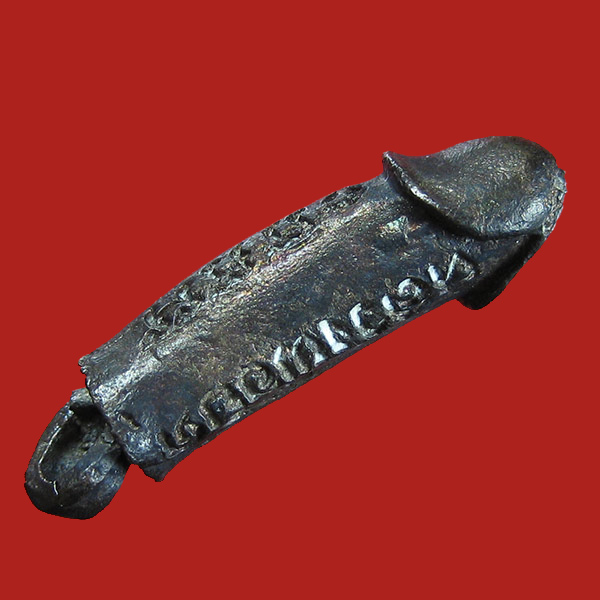 (50) ปลัดขิกสะท้านเวหา หลวงพ่อยิด วัดหนองจอก ปี 36 เนื้อนวะโลหะ ตอกโค๊ต