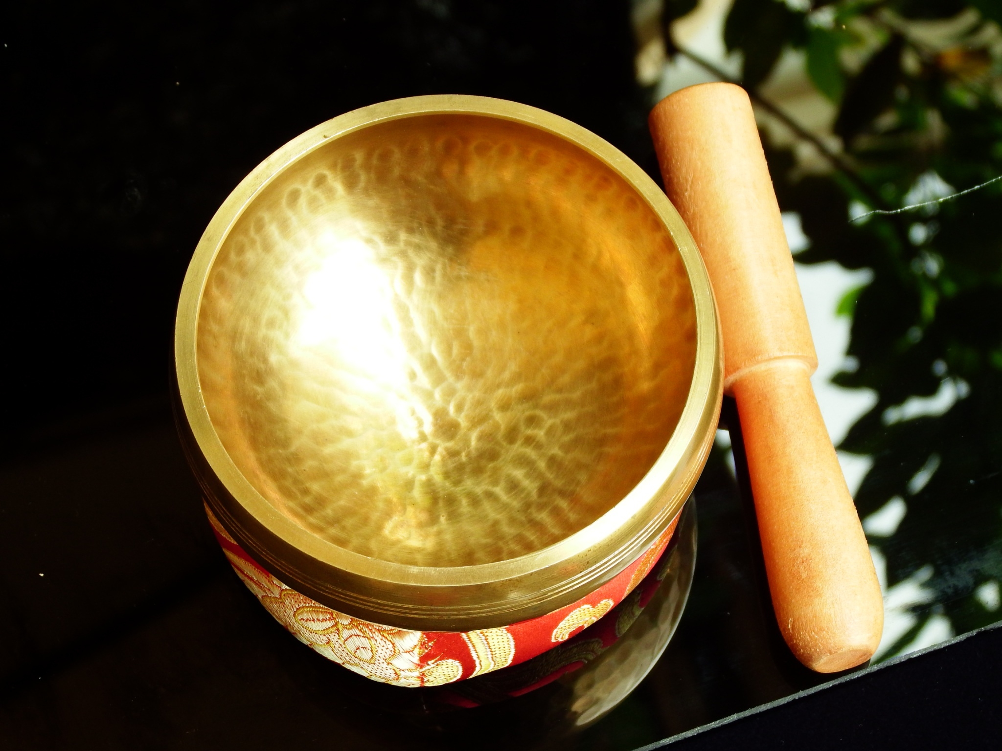 ขันทิเบต(ทองเหลือง) Tibetan Singing Bowl งานทำมือโดยช่างฝีมือชาวเนปาล (11 cm.)