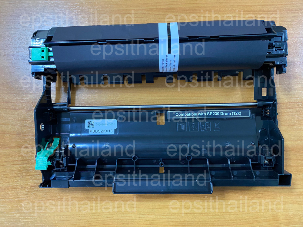 RICOH 408296 ชุดโครงดรัมเทียบเท่า DRUM UNIT COMPATIBLE FOR RICOH SP230/SP230DNw/SP230FNw/SP230SFNw ปริมาณการพิมพ์ 12,000 แผ่น 1 กรัม