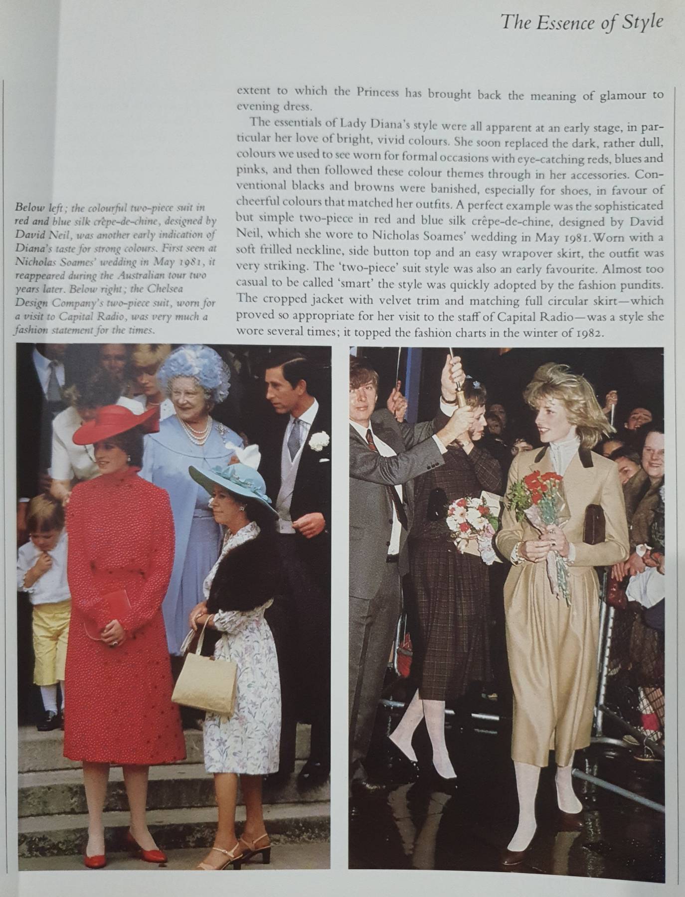 The Diana Look The Princess Diana Fashion Book by Sue James | Paperback