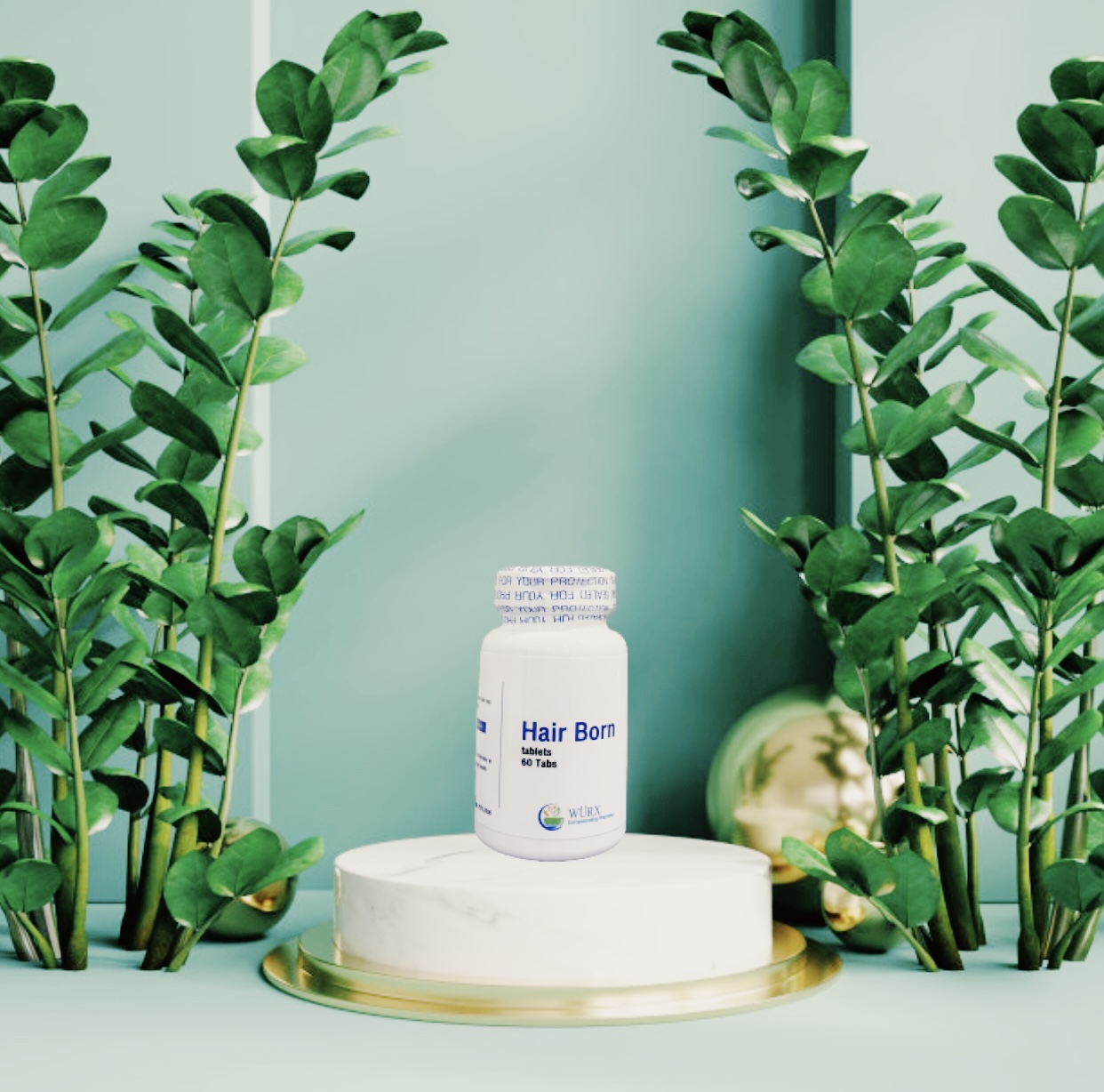 Hair Born Tablets อาหารเสริมกระตุ้นการสร้างเส้นผม 60 แคปซูล