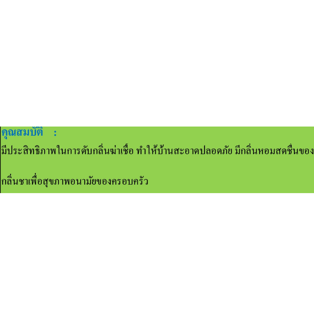 น้ำยาดับกลิ่น-ฆ่าเชื้อ (กลิ่นชาเขียว) โซฟา SOFA [สินค้าสั่งโรงงาน ขายยกลัง]